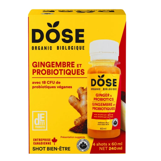 dose Shots bien-être bio - Gingembre & Probiotiques