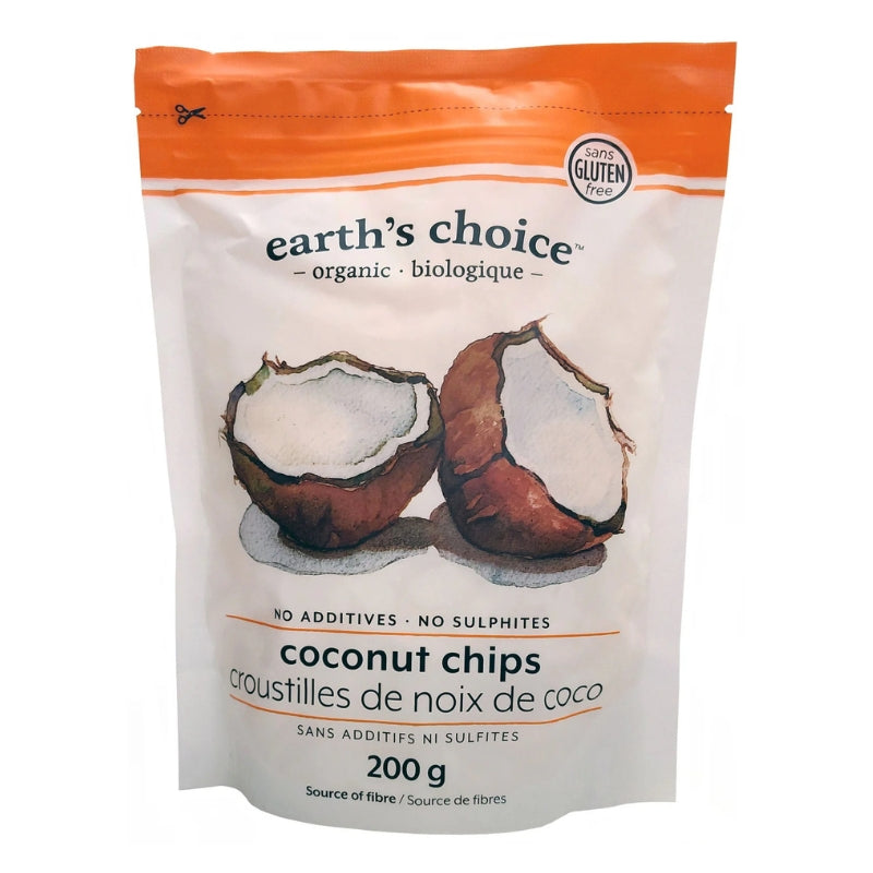 Earth's choice - Croustilles de noix de coco bio - 200 g