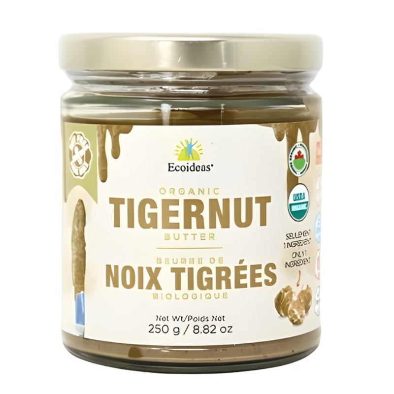 ecoideas beurre de noix tigrée biologique 250g