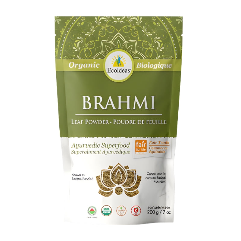 Ecoideas Brahmi - Poudre de feuille 200 g