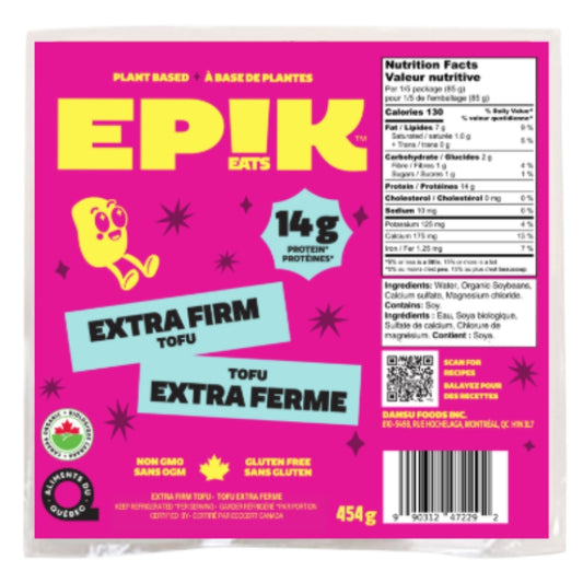 Epik Eats - Tofu extra ferme - 454 g
