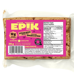 Epik Eats - Tofu fumé - Épices à steak - 215 g
