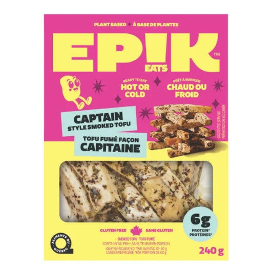 Epik Eats - Tofu fumé - Façon capitaine - 240 g
