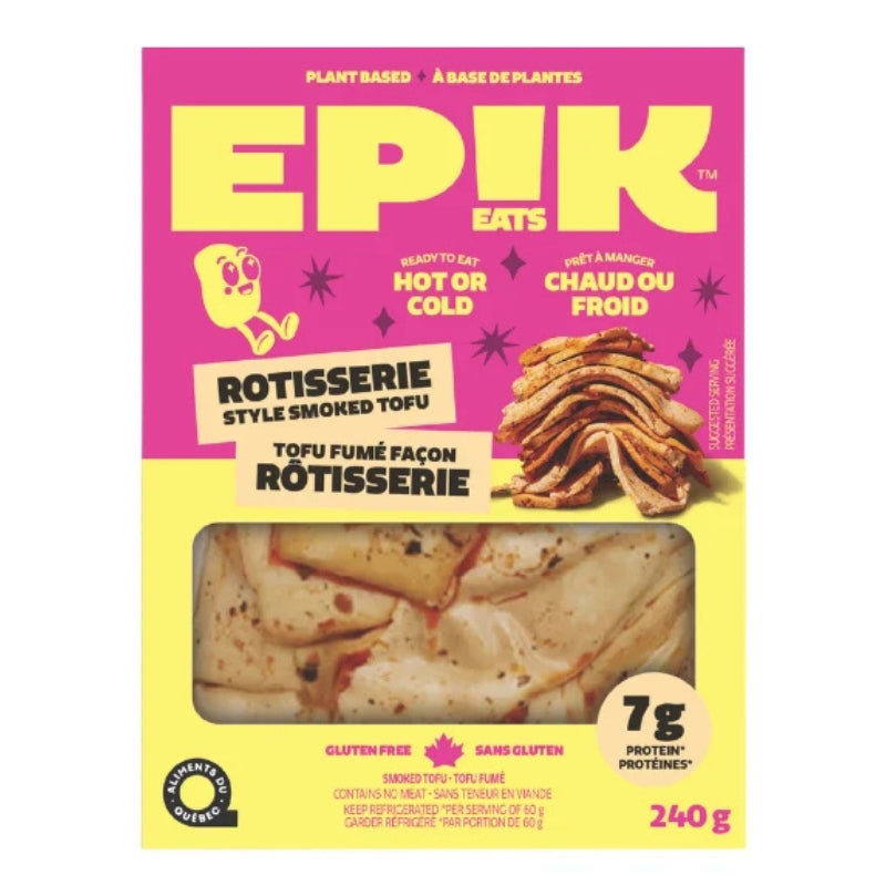 Epik Eats - Tofu fumé - Façon rôtisserie - 240 g