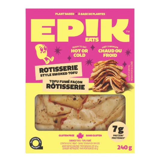 Epik Eats - Tofu fumé - Façon rôtisserie - 240 g