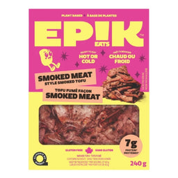 Epik Eats - Tofu fumé - Façon smoked meat - 240 g