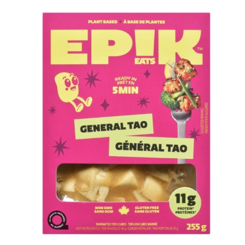 Epik Eats - Tofu - Général Tao - 255 g