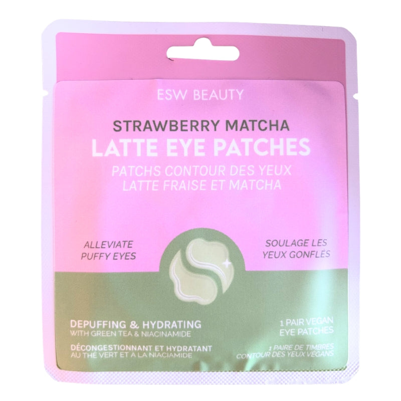 ESW Beauty - Patch contour des yeux - Latte fraise matcha - 1 paire 