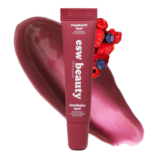 ESW Beauty - Soin hydratant lèvres -  Smoothie framboise et açaï - 15 ml