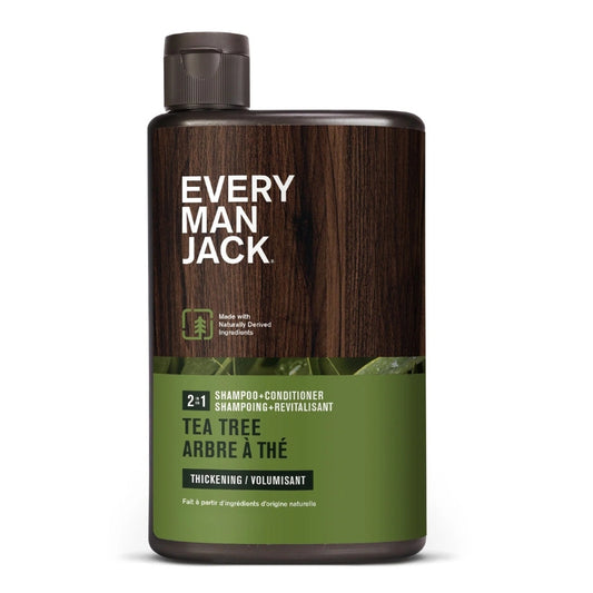 every man jack Shampoing + revitalisant 2 en 1 - Arbre à thé