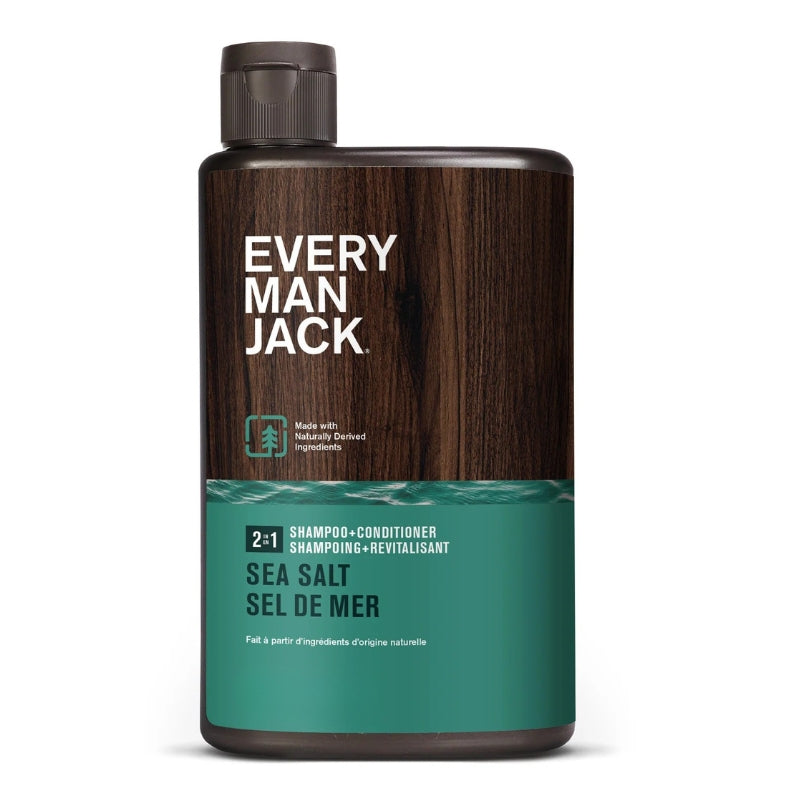 every man jack Shampoing + revitalisant 2 en 1 - Sel de mer 