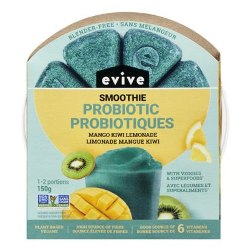 Evive - Smoothie probiotiques - Limonade, mangue, kiwi - 150 g