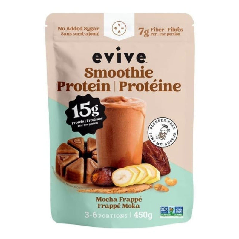 Evive - Smoothie protéine - Frappé moka - 450 g