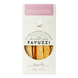 Favuzzi- Bâtonnets de focaccia croustillants - Ail - 100 g