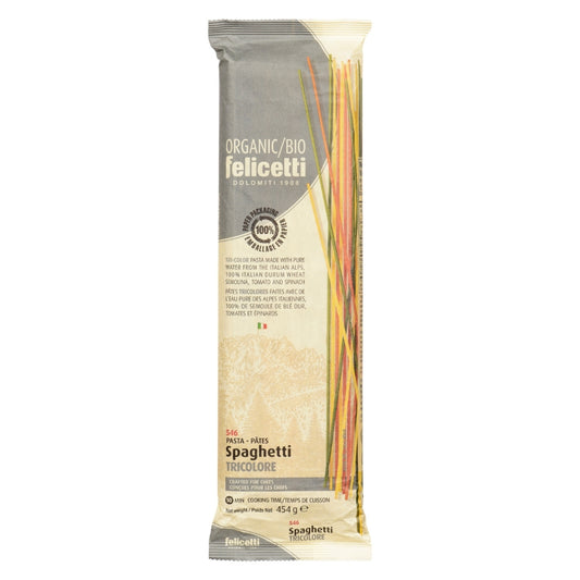 Felicetti Pâtes Biologiques Tricolore - Spaghetti Tri-color pasta - Spaghetti - Organic