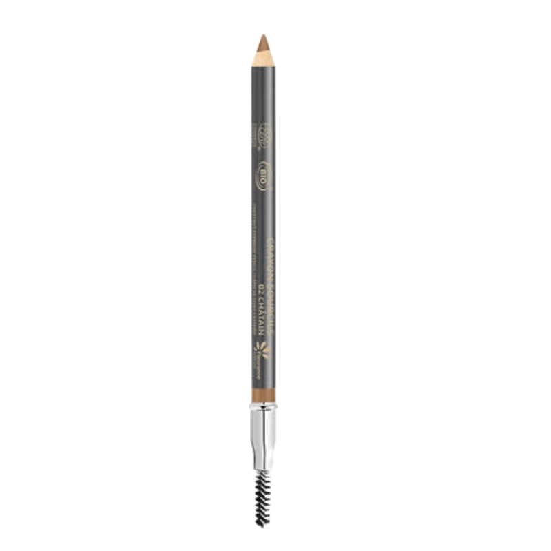 fleurance nature crayon sourcils - chatain 02