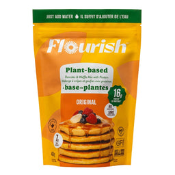 Flourish - Mélange à crêpes et gaufres protéiné à base de plantes - Original - 430 g