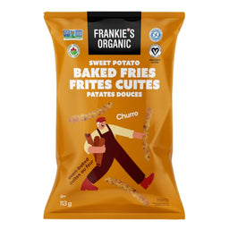 Frankie's Organic - Frites cuites de patates douces - Churro - 113 g