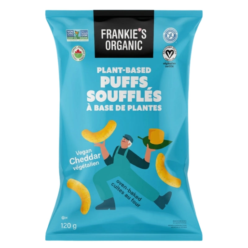 Frankie's Organic - Puffs soufflés - À base de plantes - 120 g