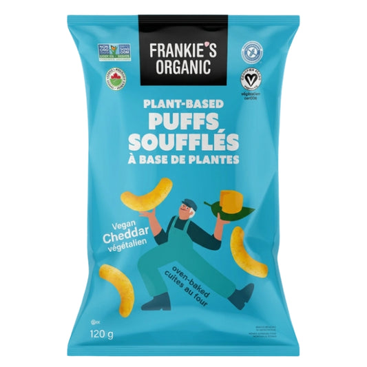 Frankie's Organic - Puffs soufflés - À base de plantes - 120 g