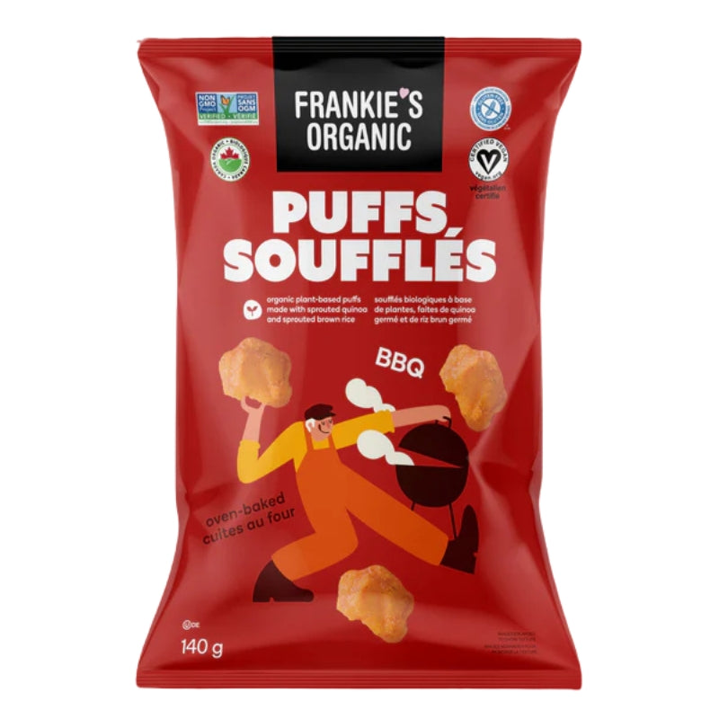 Frankie's Organic - Puffs soufflés - BBQ - 140 g
