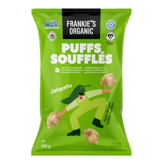 Frankie's Organic - Puffs soufflés - Jalapeño - 140 g