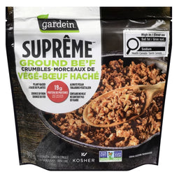 Gardein - Suprême - Morceaux de végé-boeuf haché - 397 g