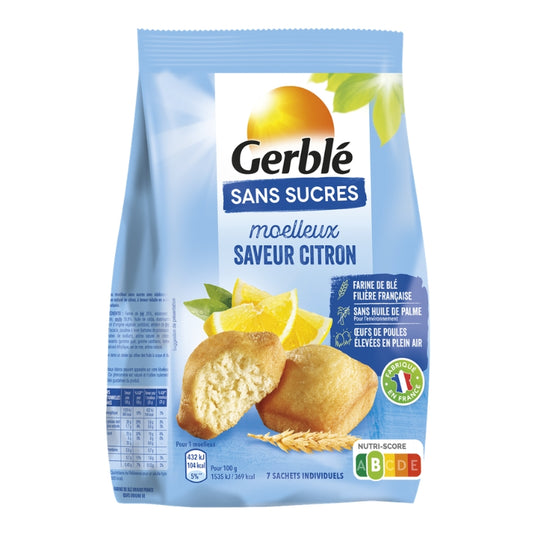 Gerblé - Moelleux - Saveur citron - 196 g