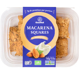 GluteNull - Biscuits macarena squares - 150 g