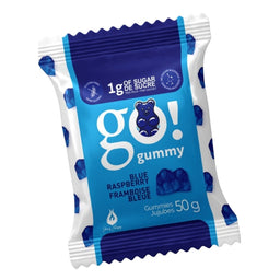 Go! Gummy - Jujubes - Framboise bleue - 50 g