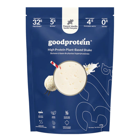 Goodprotein - Boisson à base de plantes hyperprotéinée - Vanille française - 470 g