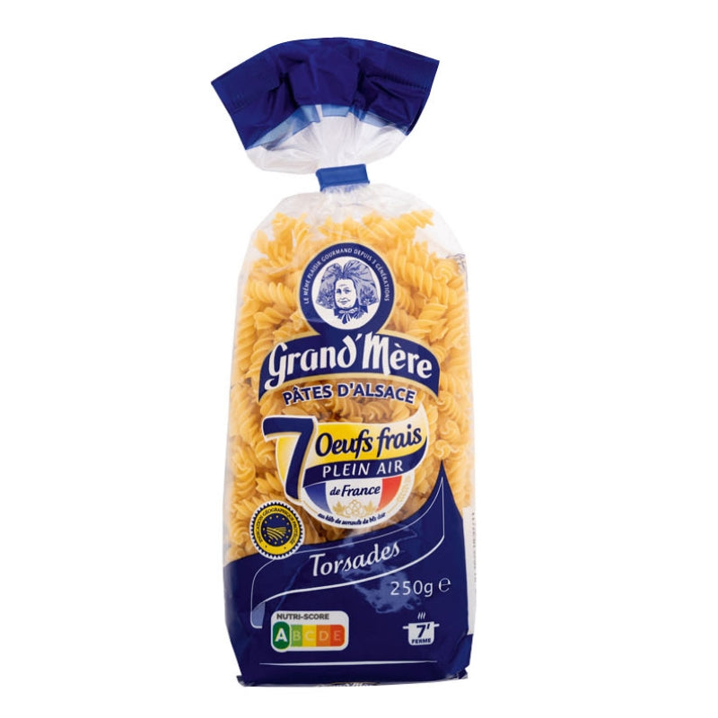 Grand'Mère - Pâtes d'alsace œufs frais - Torsades - 250 g