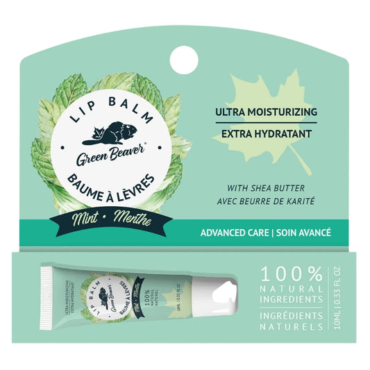 Green Beaver - Baume à lèvres - Menthe - 10 ml