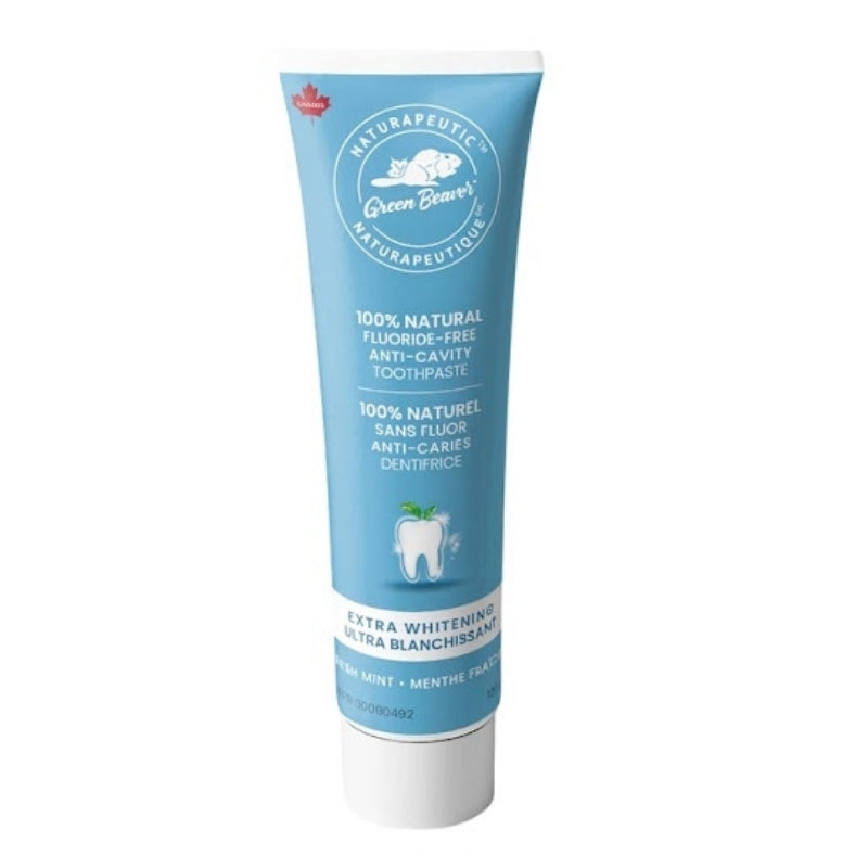 Green Beaver Dentifrice hydroxyapatite anti-caries et ultra blanchissant - Menthe Fraîche