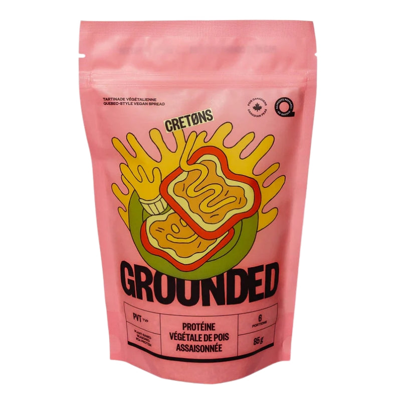 Grounded - Protéine végétale de pois assaisonnée - Cretons - 85 g