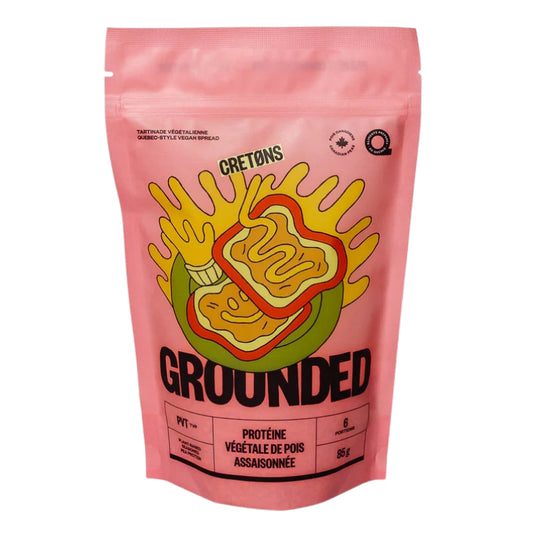 Grounded - Protéine végétale de pois assaisonnée - Cretons - 85 g
