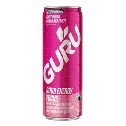 GURU - Guru Boisson Énergisante – Punch aux Fruits - 355 ml