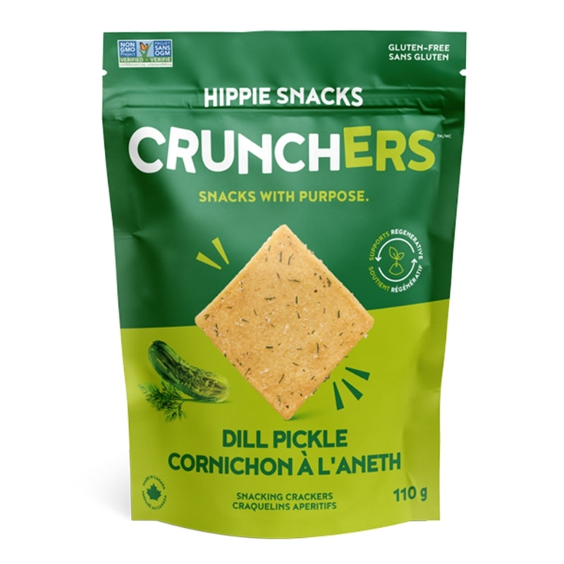 Hippie snacks - Craquelins apéritifs - Cornichons à l'aneth - 110 g