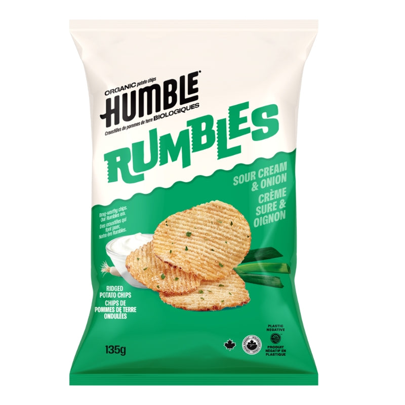 Humble Croustilles ondulées Rumbles -  Crème sure et oignon