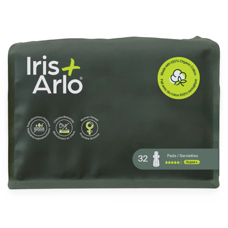 Iris + Arlo - Serviettes avec ailes coton biologique - Super plus - 32 unités
