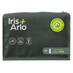 Iris + Arlo - Serviettes avec ailes coton biologique - Super plus - 32 unités