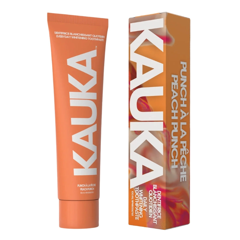 Kauka Smile - Dentifrice quotidien sans fluor - Punch à la pêche - 100 ml