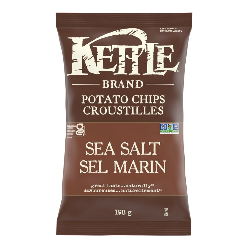 kettle Croustilles au Sel Marin Potato chips - Sea salt