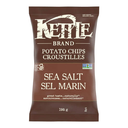 kettle Croustilles au Sel Marin Potato chips - Sea salt