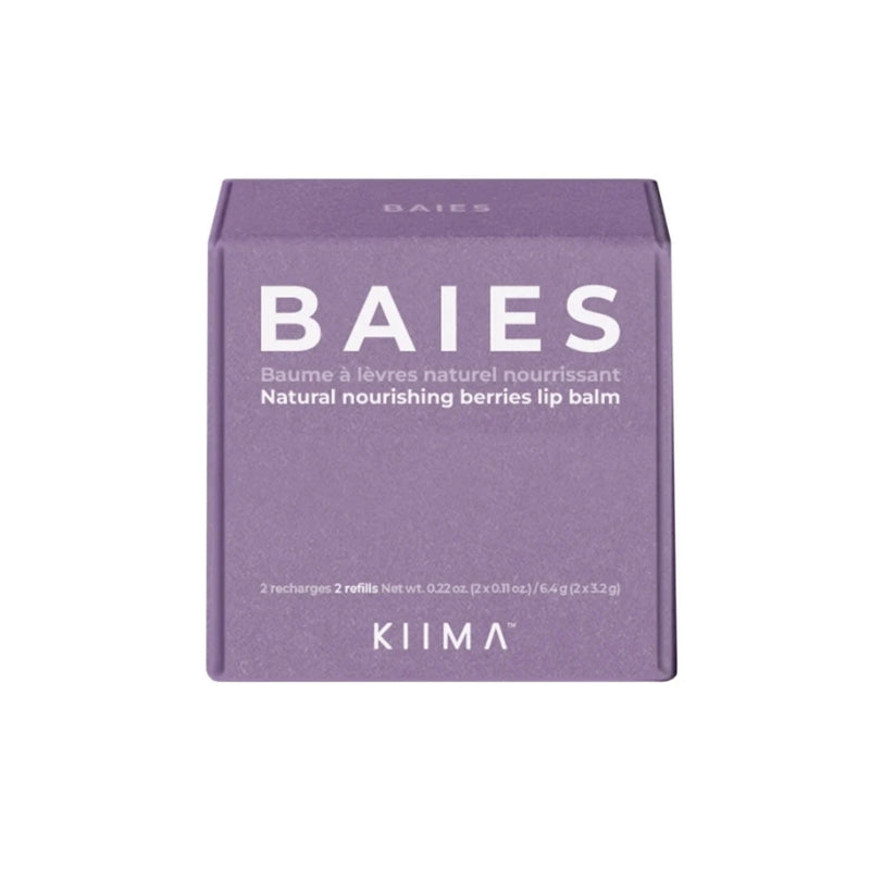 KIIMA - Recharge de baume à lèvres - Baies - 2 recharges de 3.2g