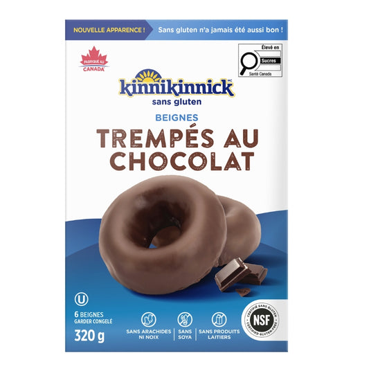 kinnikinnick Beignets enrobés de chocolat