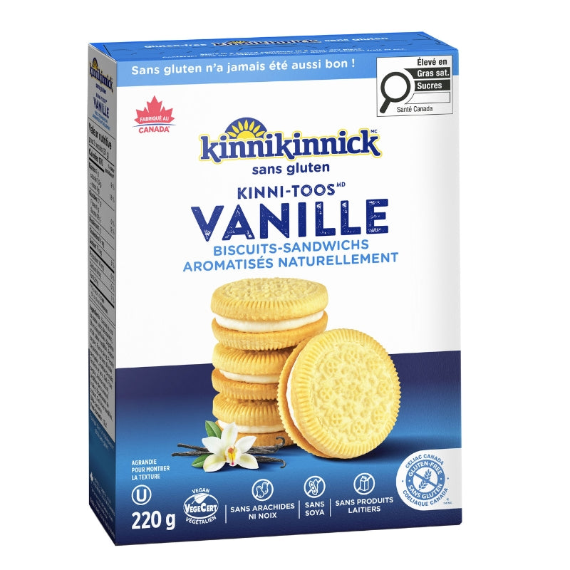kinnikinnick KinniTOOS Biscuits Crème à la vanille