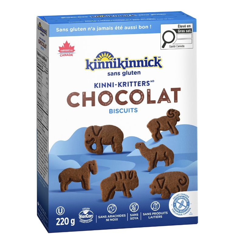 kinnikkinnick kinniKritters Biscuits Animaux - Chocolat