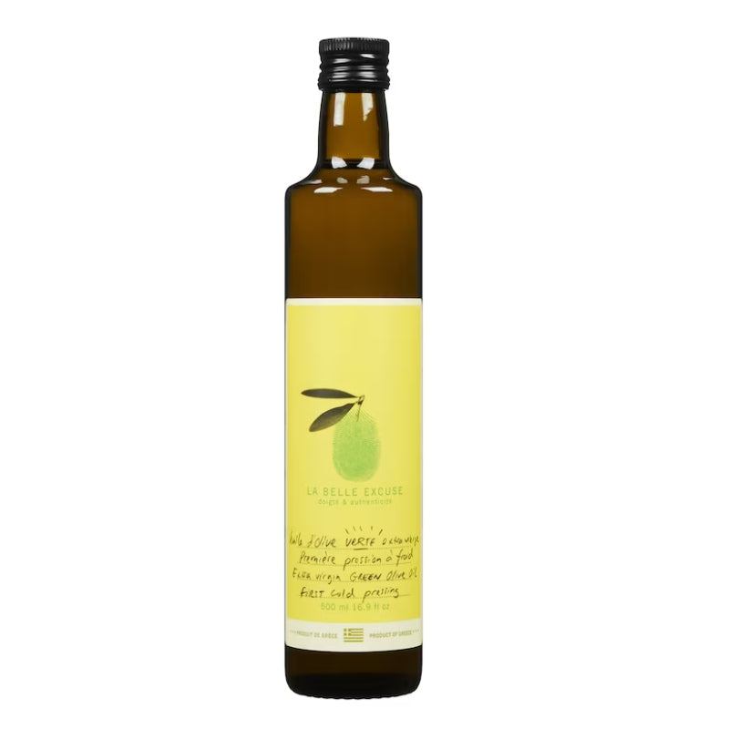 La Belle Excuse - Huile d'olive extra vierge - Verte - 500 ml