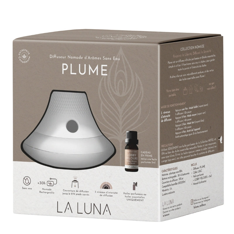 la luna diffuseur nomade - plume